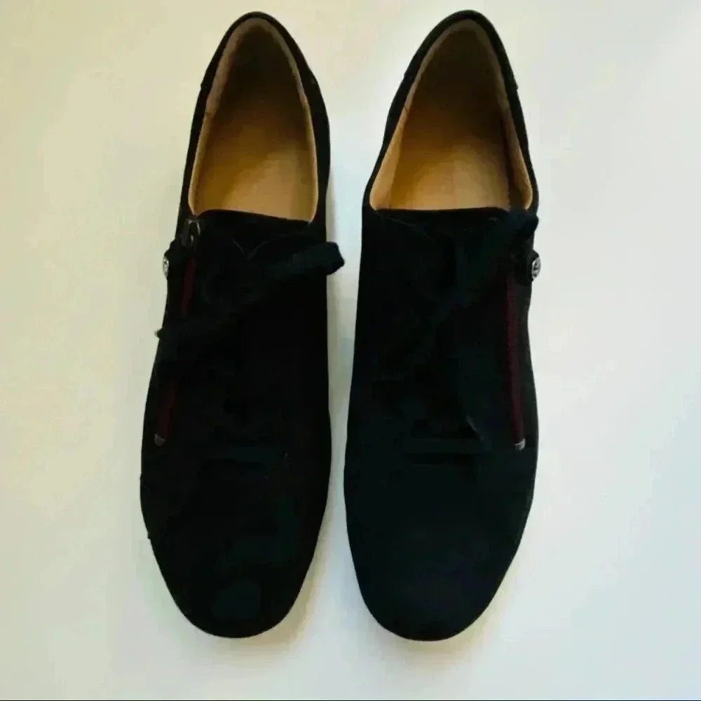 Hartjes XS Women’s Casual Black Suede Shoes